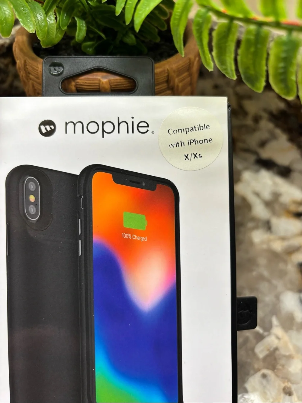 mophie Juice Pack Air Slim Battery Case for iPhone X/XS - Black